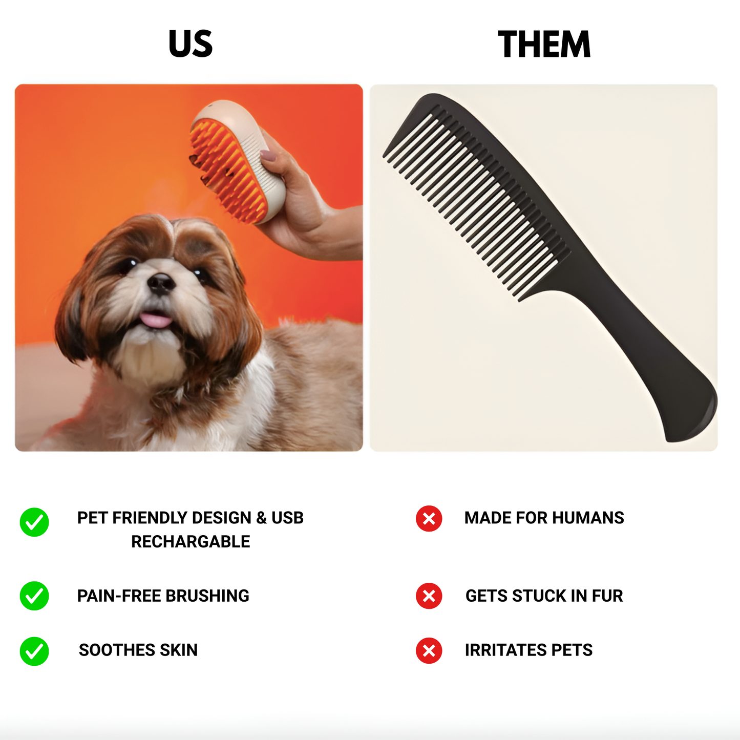 Furvana - Ultimate steam brush for dogs & cats