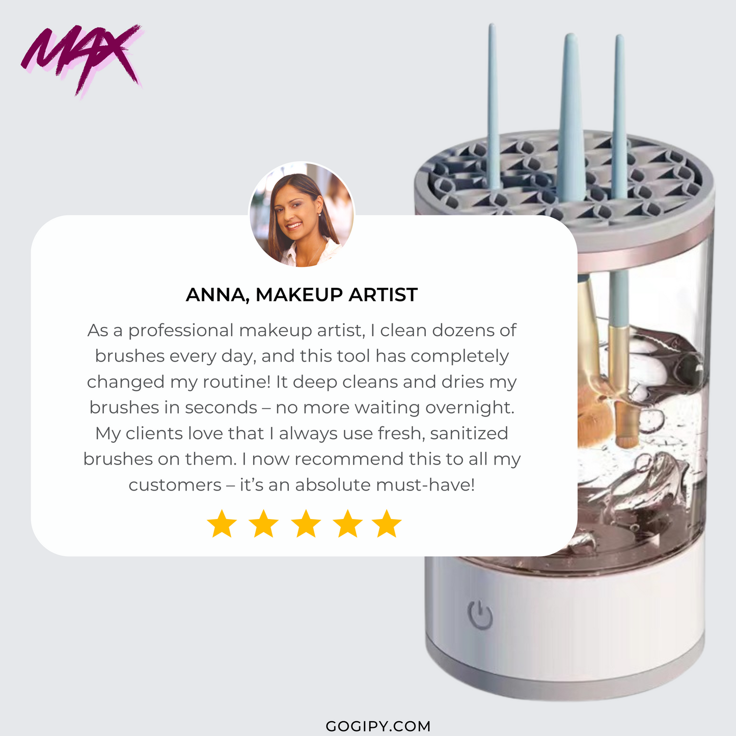 Electric Makeup Brush Cleaner