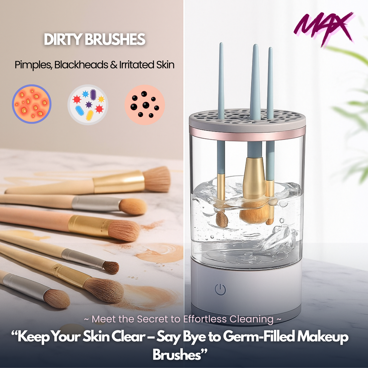Electric Makeup Brush Cleaner