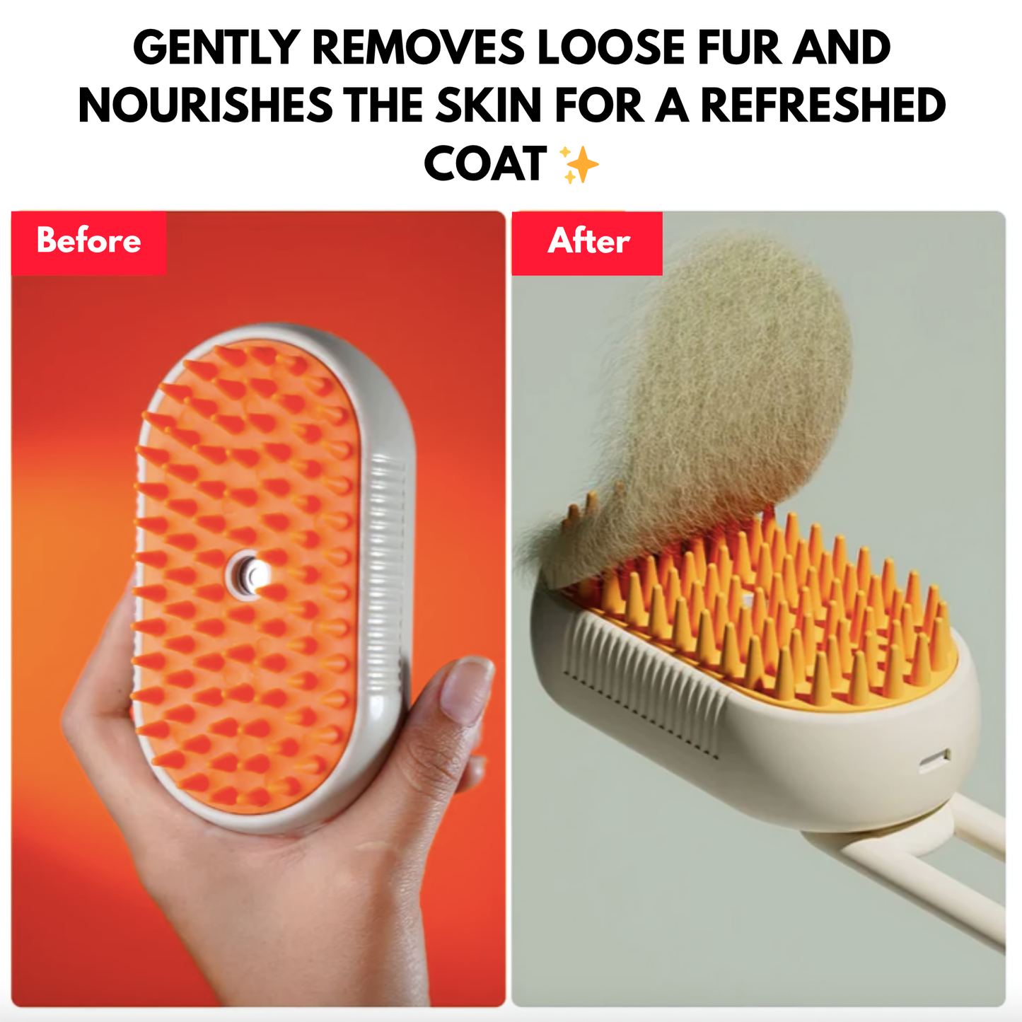 Furvana - Ultimate steam brush for dogs & cats